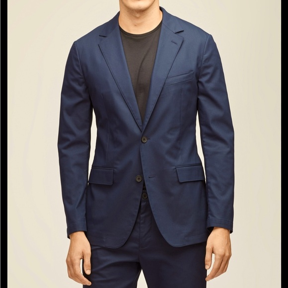 Bonobos Tech Blazer Blue Mens 36R Marzotto Italian Wool